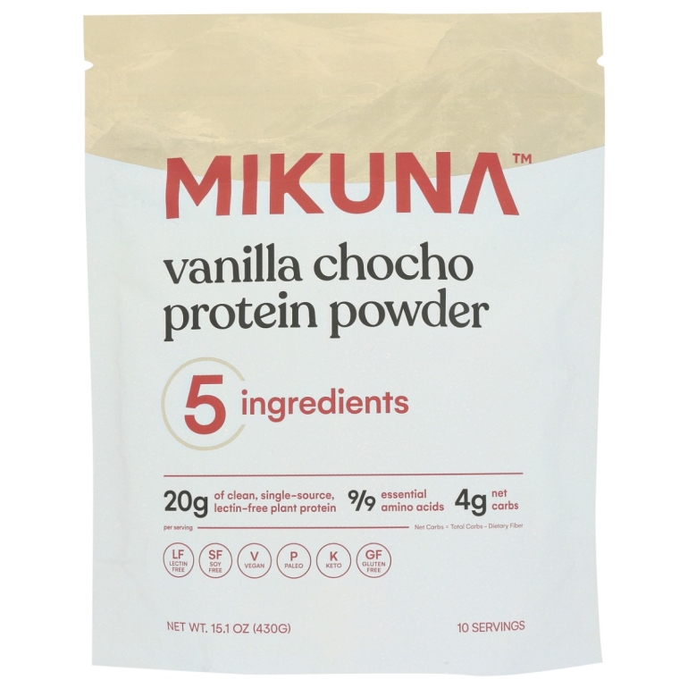 Vanilla Chocho Protein Powder, 15.1 oz