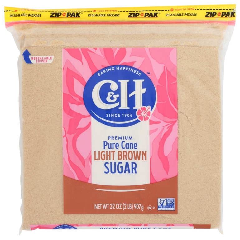 Sugar Light Brown Pc, 2 LB