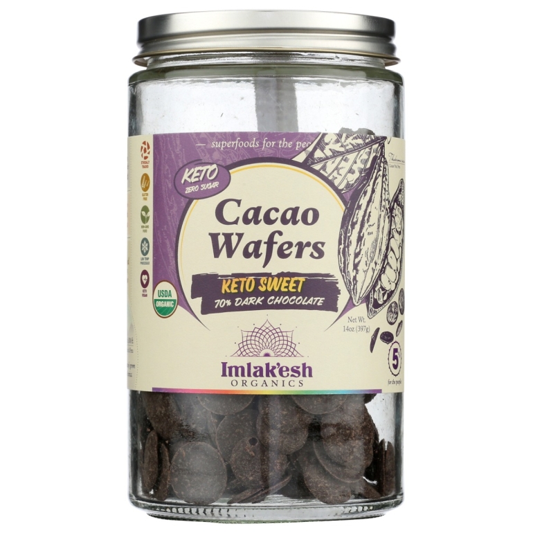 Cacao Wafers (Keto Sweet), 14 OZ