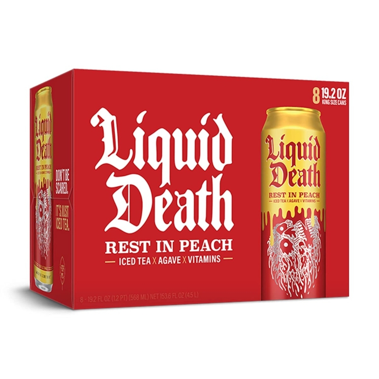 Rest In Peach Iced Tea 8pk, 153.6 fo