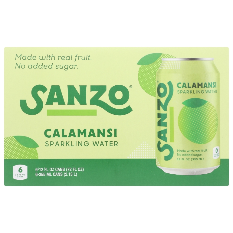 Calamansi Golden Lime Sparkling Water 6Pk, 72 fo