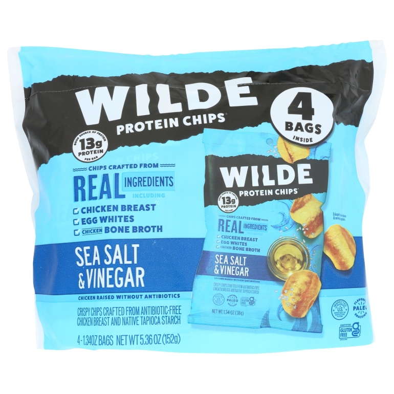 Sea Salt and Vinegar Chips 4Pk, 5.4 oz