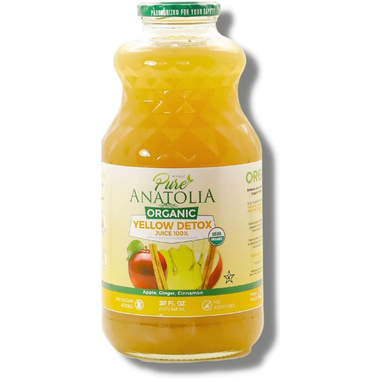 Organic Yellow Detox Juice, 32 fo