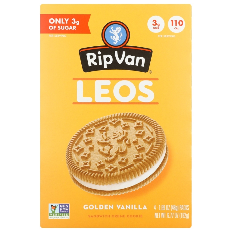 Leos Golden Vanilla Cookies, 4 oz