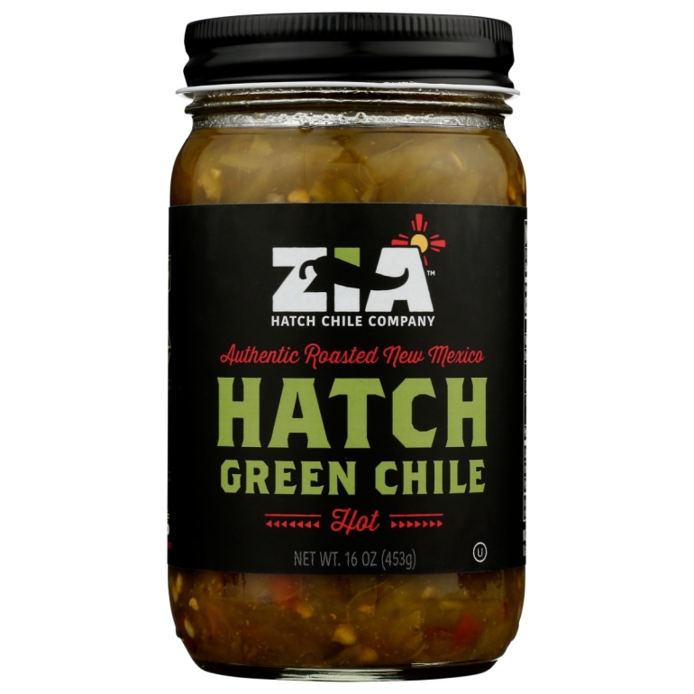 Hatch Green Chile Hot, 16 oz