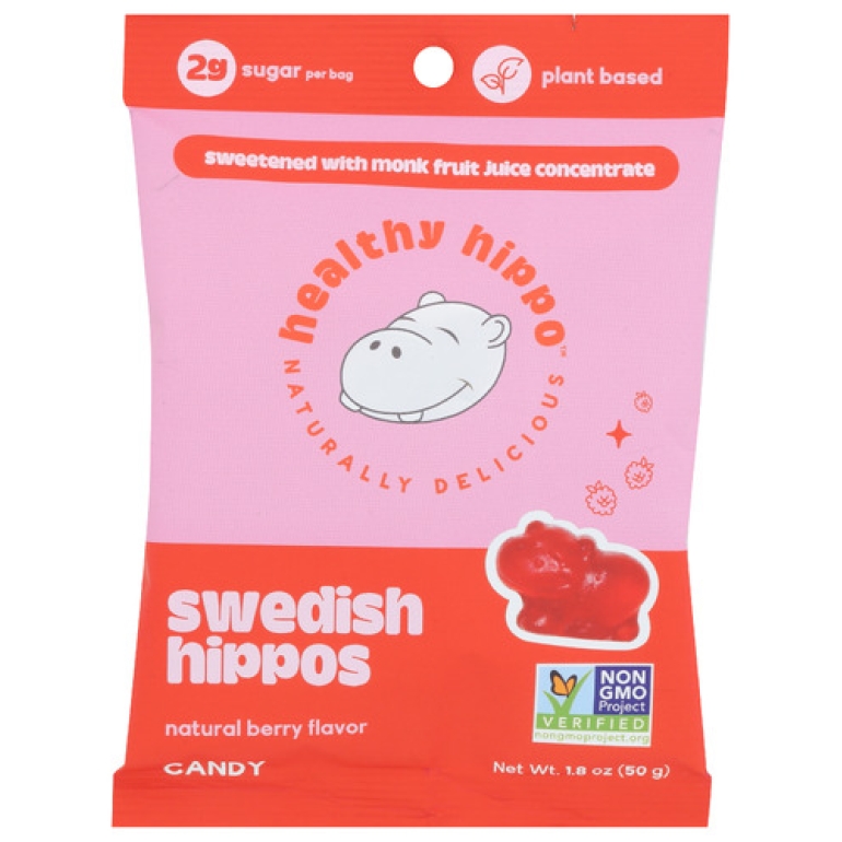 Candy Swedish Hippo, 1.8 OZ