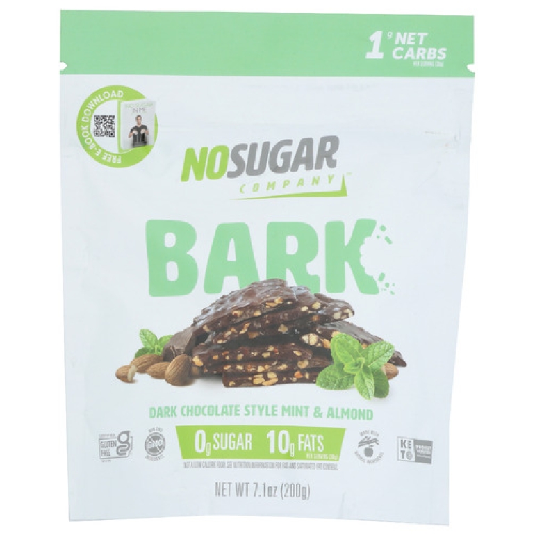 Dark Chocolate Mint Almonds Bark, 200 gm