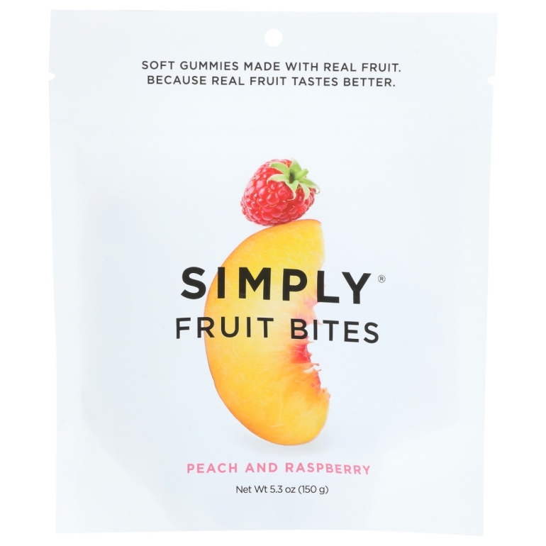 Bites Fruit Peach Rspbry, 5.3 OZ