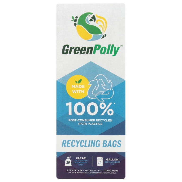 Recycling Bags 13 Gallon, 20 bg