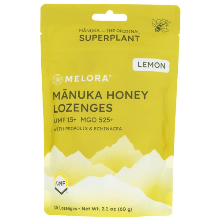 Lemon Manuka Honey Lozenges, 2.1 oz