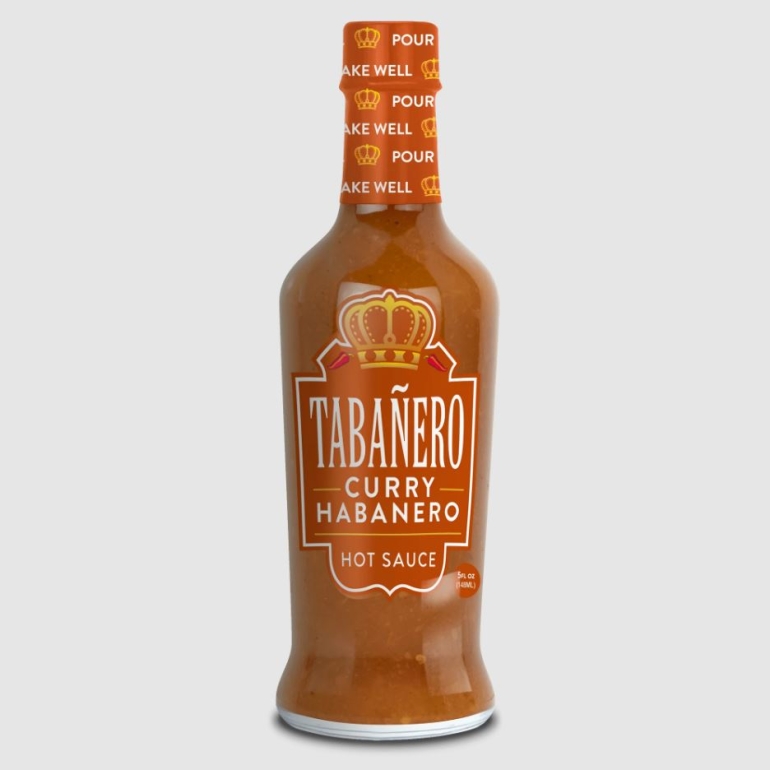 Curry Habanero Hot Sauce, 5 fo