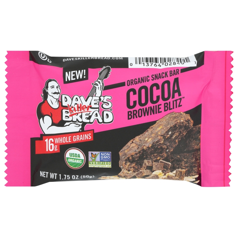 Organic Cocoa Brownie Blitz Bar, 1.75 oz
