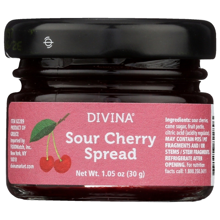 Sour Cherry Spread Mini Jar, 1.05 oz