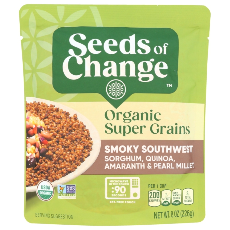 Organic Super Grains Smoky Southwest, 8 oz