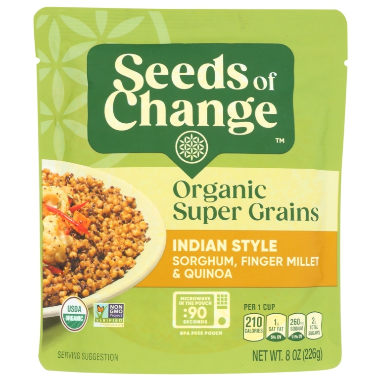 Organic Super Grains Indian Style, 8 oz