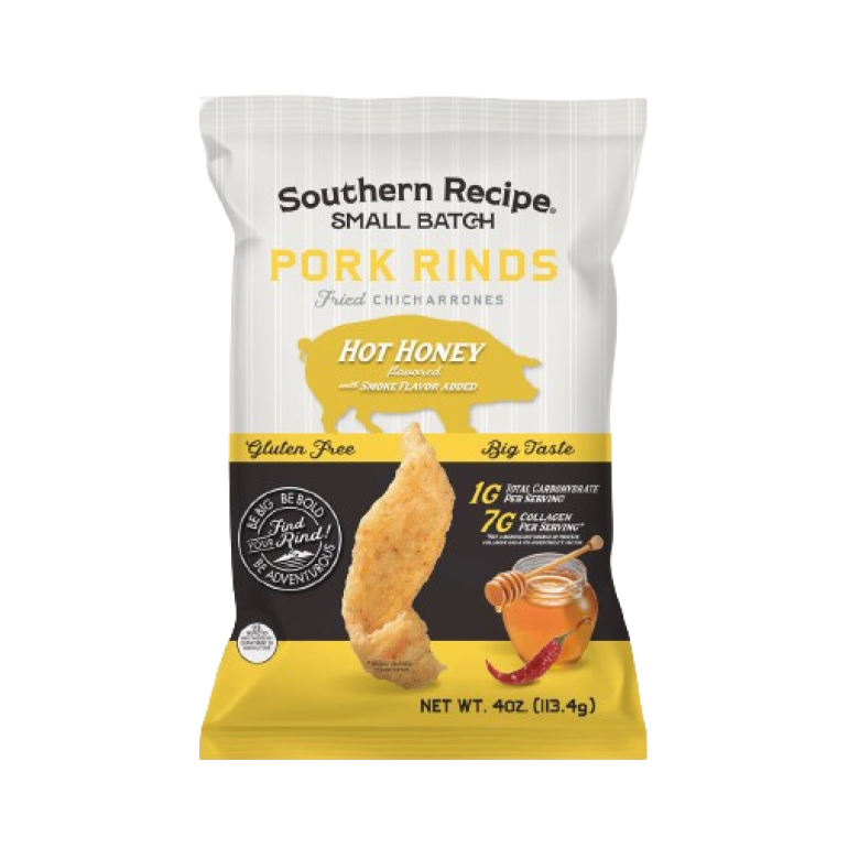 Pork Rinds Hot Honey, 4 oz