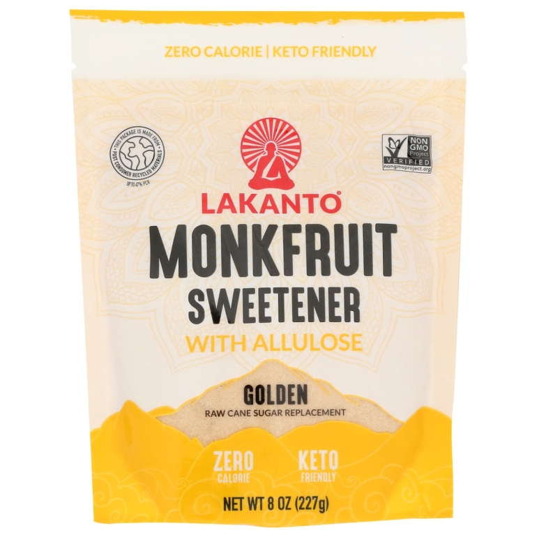 Golden Monkfruit Sweetener with Allulose, 8 oz