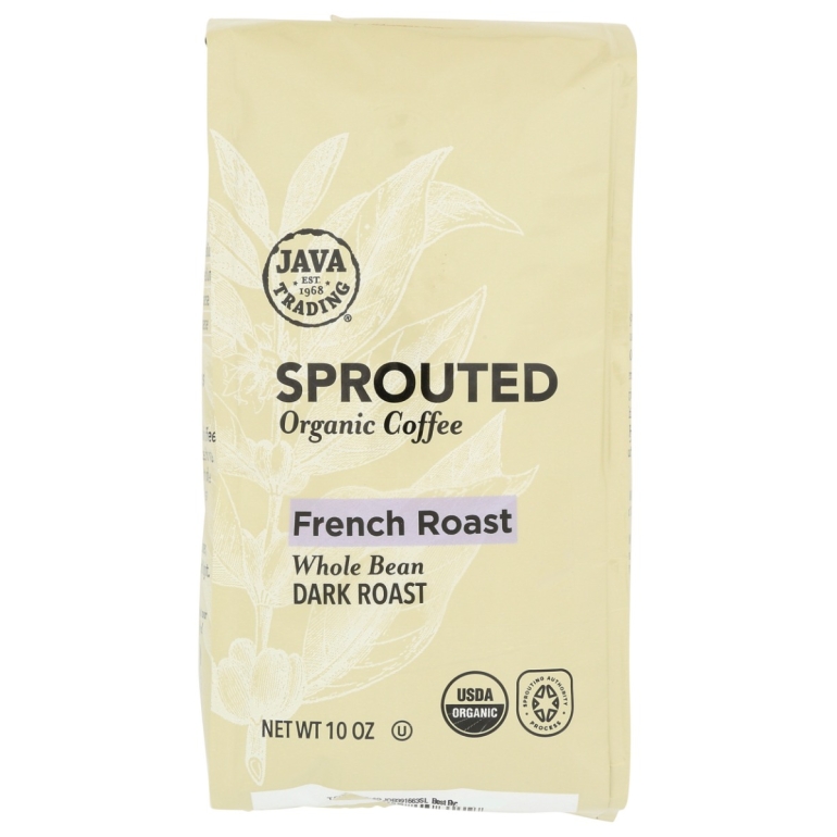 Sprouted French Roast Whole Bean Coffee, 10 oz