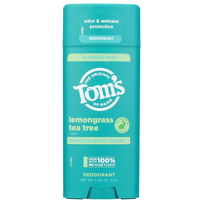 Lemongrass Tea Tree Deodorant Stick, 3.25 oz