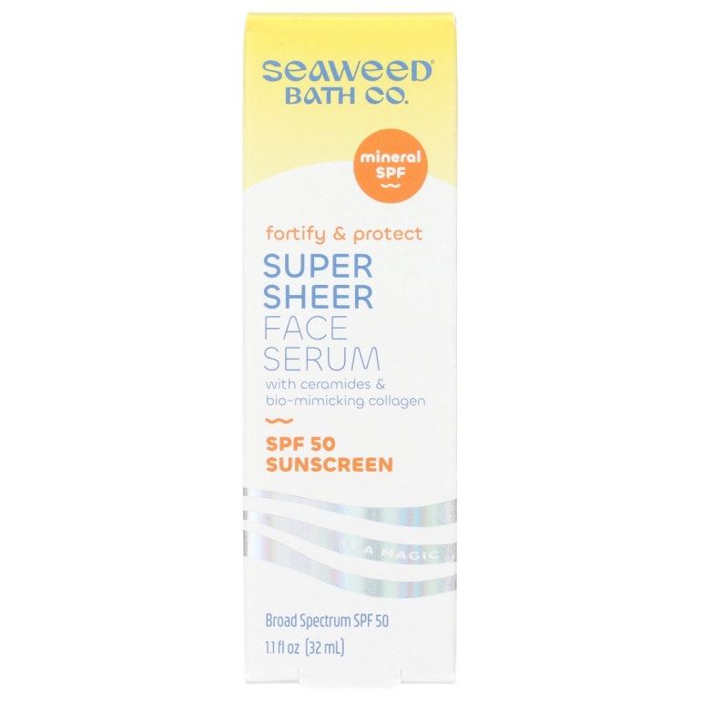 Super Sheer Face Serum SPF 50, 1.1 fo