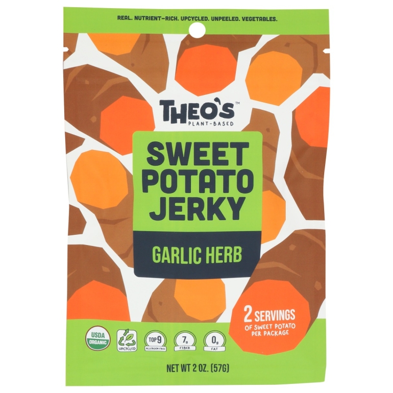 Sweet Potato Jerky Garlic Herb, 2 oz