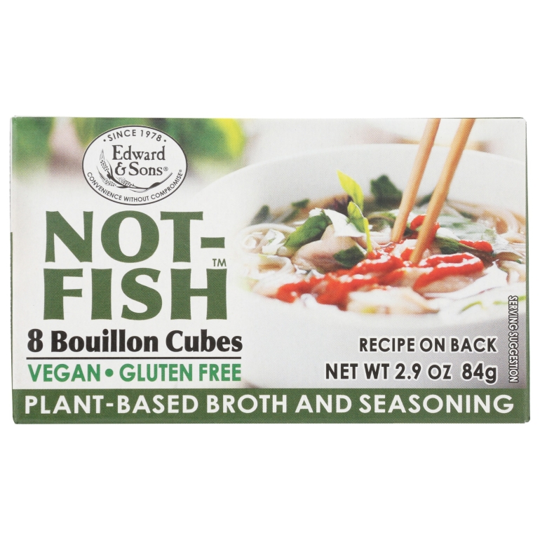 Not Fish Bouillon Cubes, 2.9 oz
