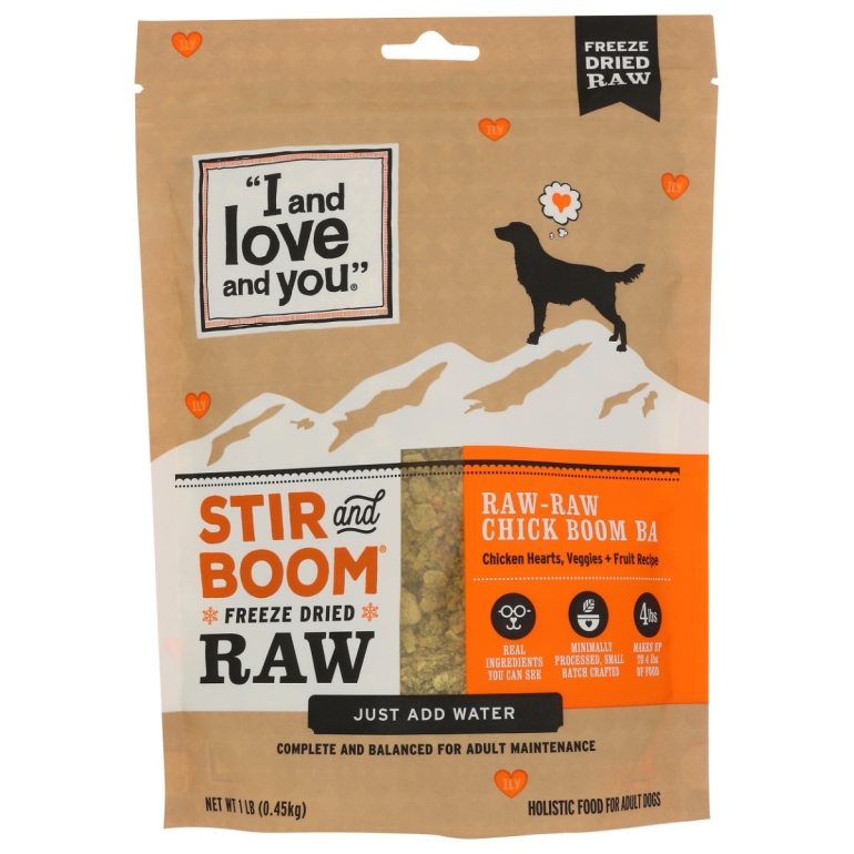 Stir and Broom Freeze Dried Raw-Raw Chicken Dog Food, 1 lb