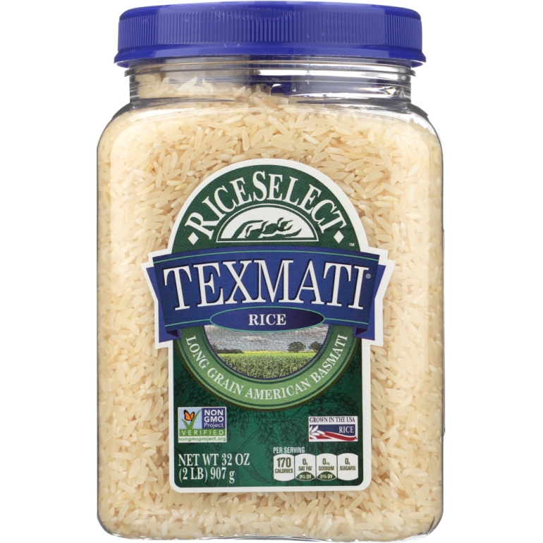 Texmati Long Grain American Basmati White Rice, 32 Oz