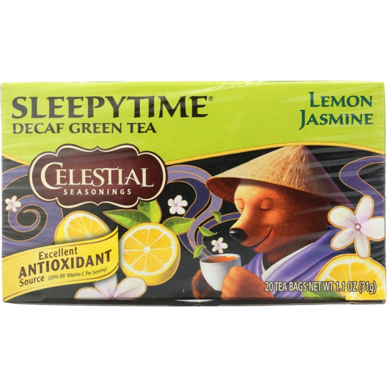 Decaf Sleepytime Green Lemon Jasmine Tea 20 Tea Bags, 1.1 oz