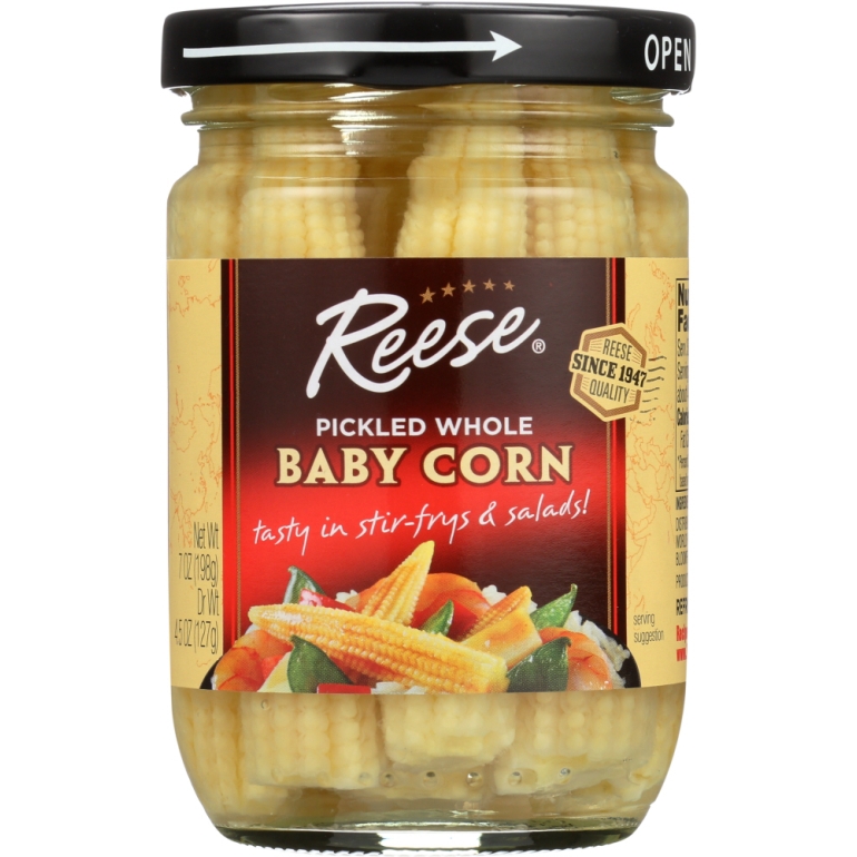 Pickled Whole Baby Corn, 7 Oz