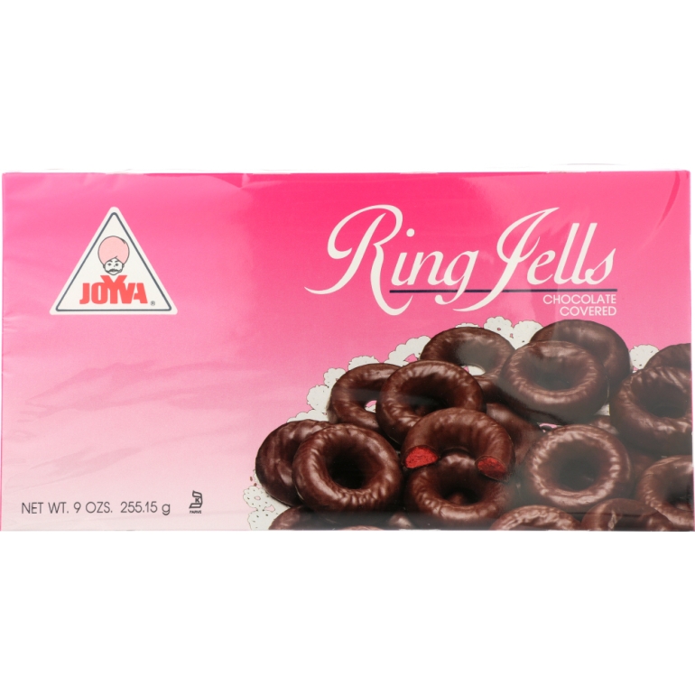 Chocolate Covered Raspberry Ring Jells, 9 oz