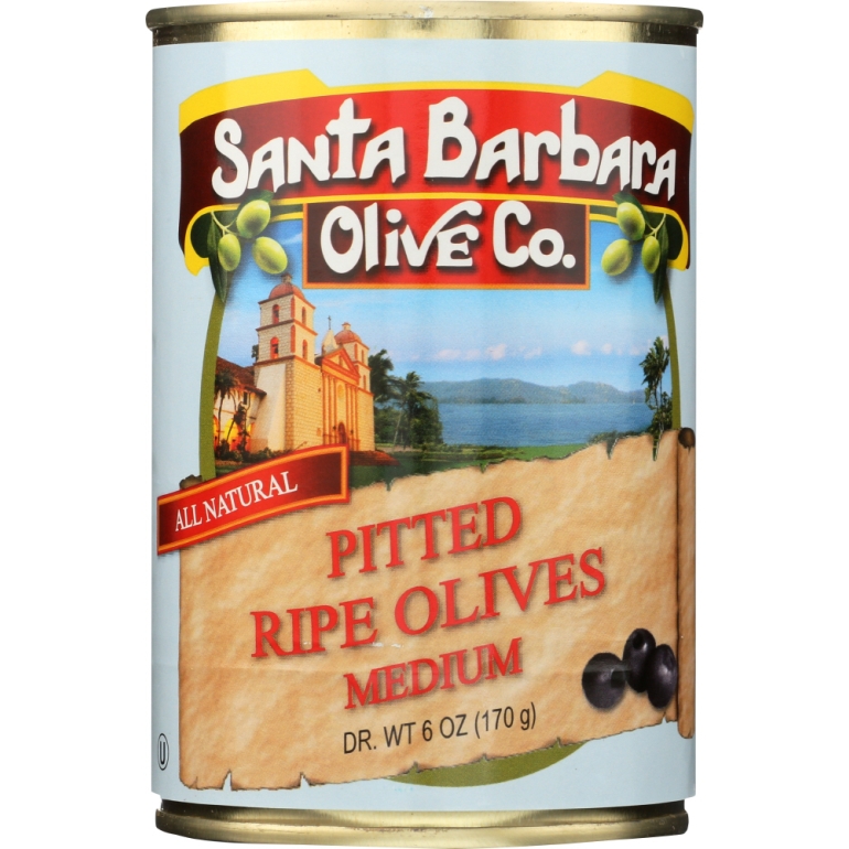 Pitted Ripe Olives Medium, 6 oz