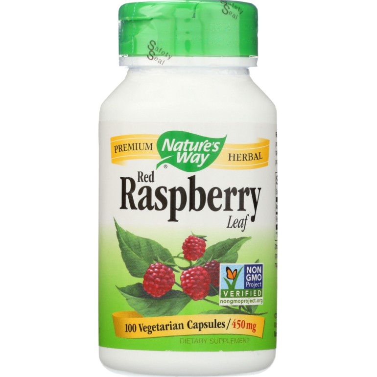 Red Raspberry Leaf 450 Mg, 100 Capsules