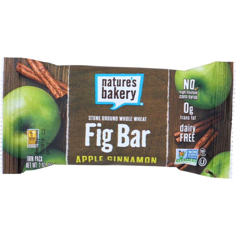 Whole Wheat Fig Bar Apple Cinnamon, 2 oz