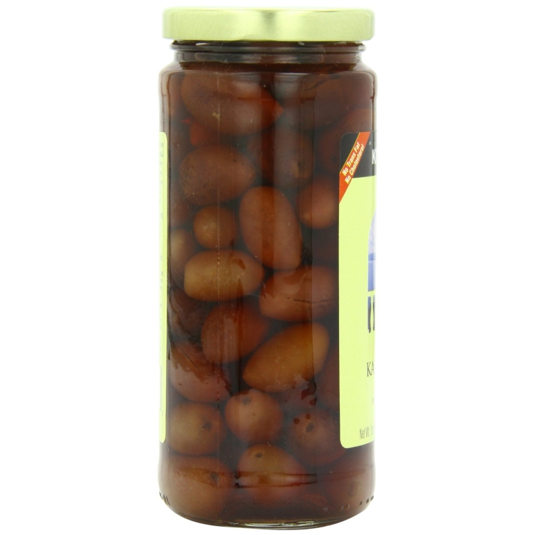 Imported Kalamata Olives in Vinegar Brine, 16 oz