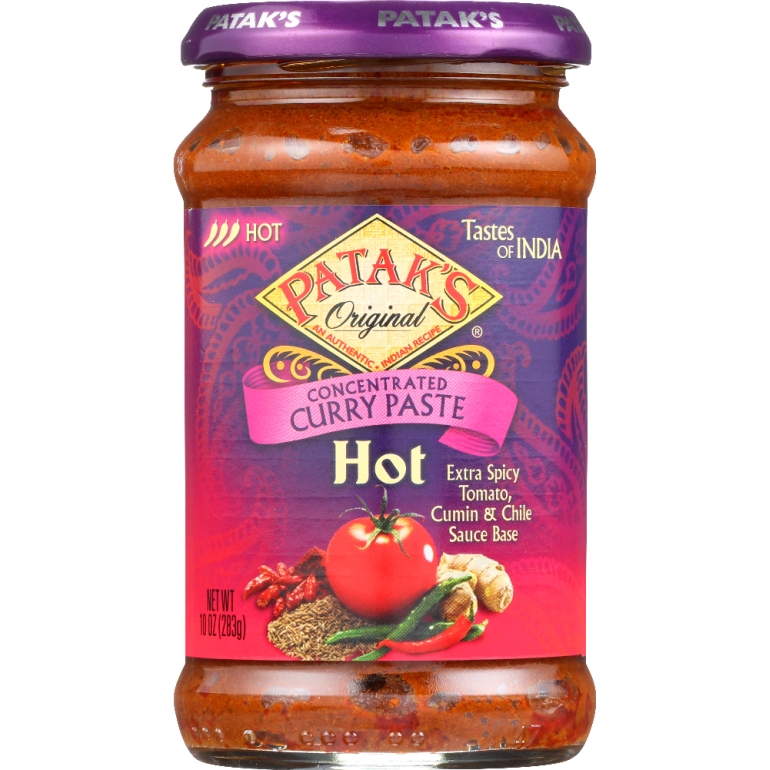 Original Concentrated Hot Curry Paste Tomato Cumin and Chile, 10 oz