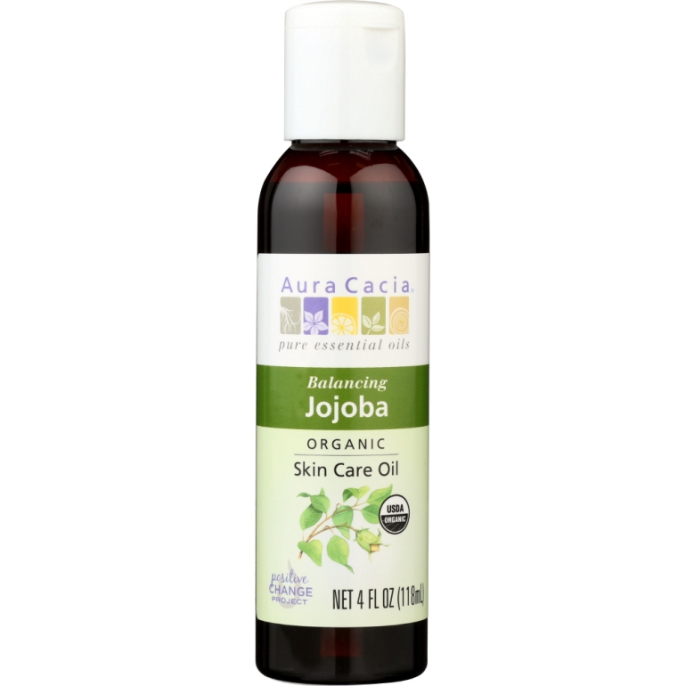 Organic Jojoba Skin Care Oil, 4 oz