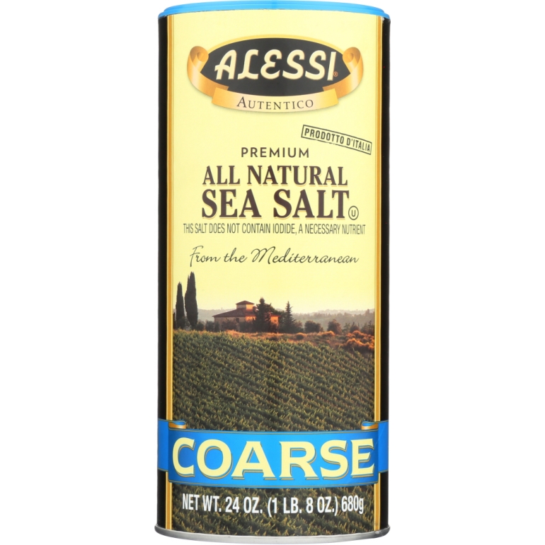 Premium All Natural Coarse Sea Salt, 24 Oz