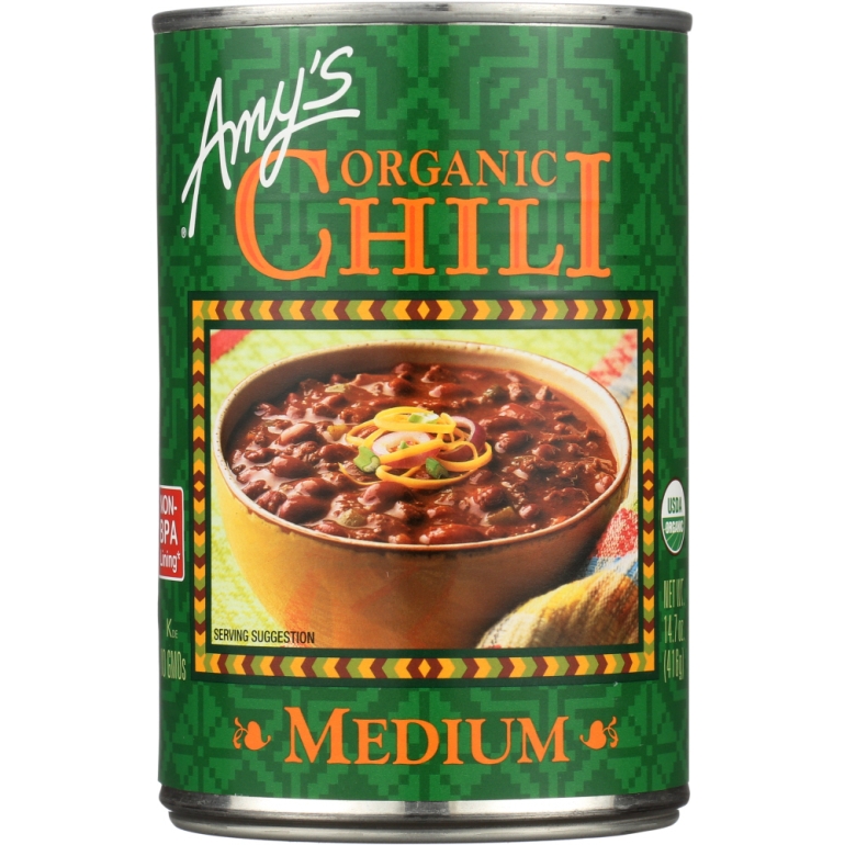 Organic Chili Medium, 14.7 oz