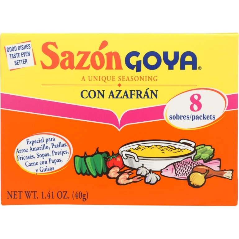 Sazon Azafran Seasoning, 1.41 oz