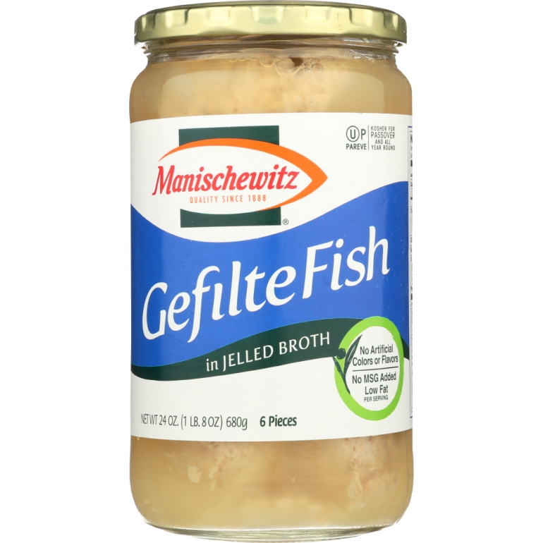 Gefilte Fish in Jelled Broth, 24 Oz