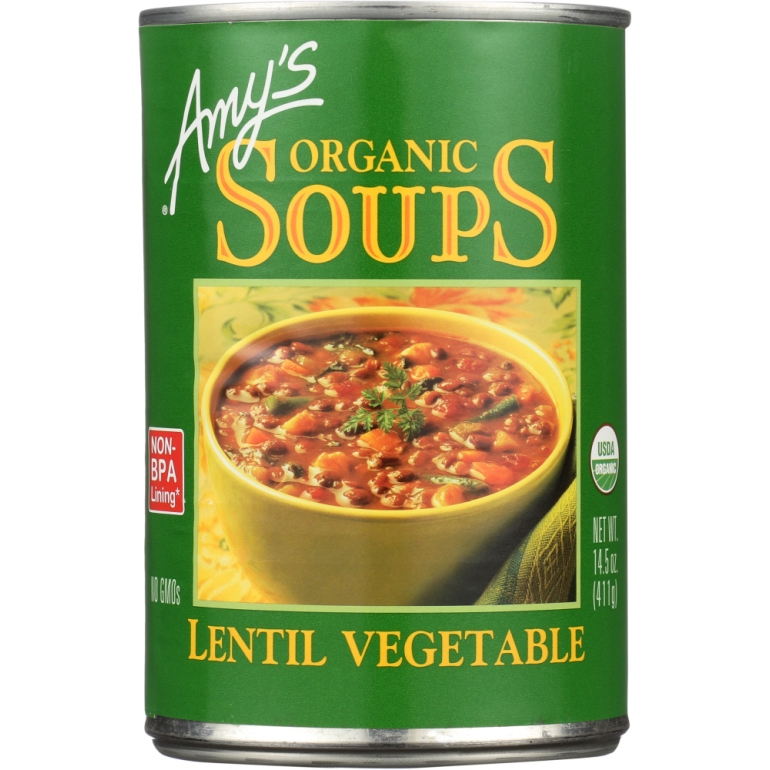 Organic Lentil Vegetable Soup, 14.5 oz