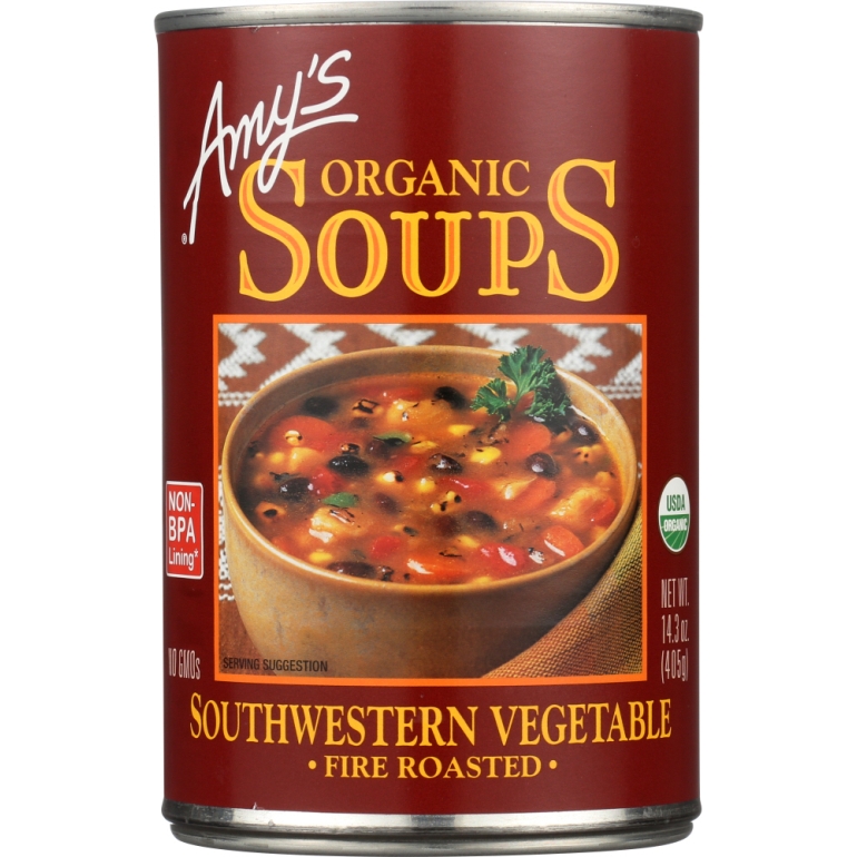 Organic Soup Fire Roasted Southwestern Vegetable, 14.3 oz