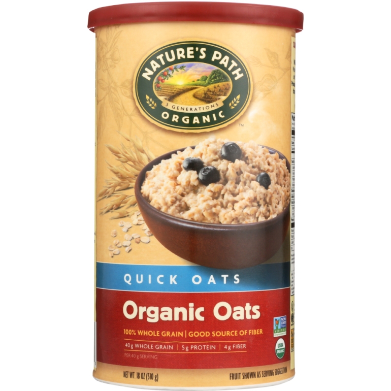 Organic Quick Oats, 18 oz