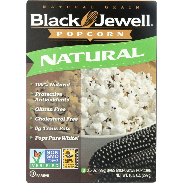 Microwave Popcorn Natural 3 Bags, 10.5 oz