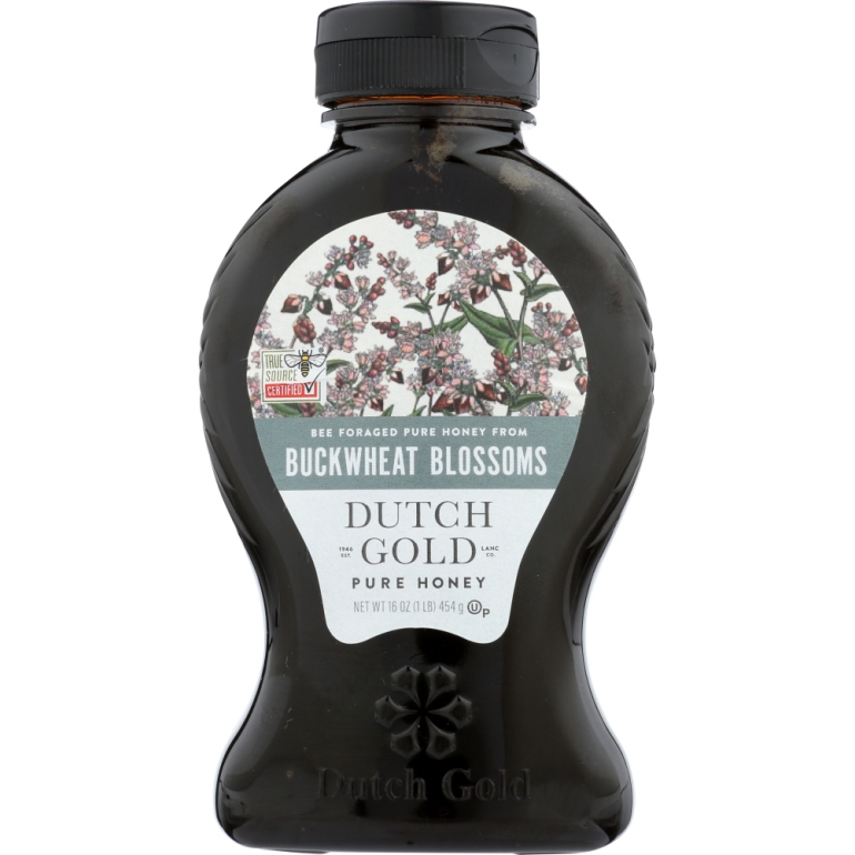 Pure Honey From Buckwheat Blossoms, 16 oz