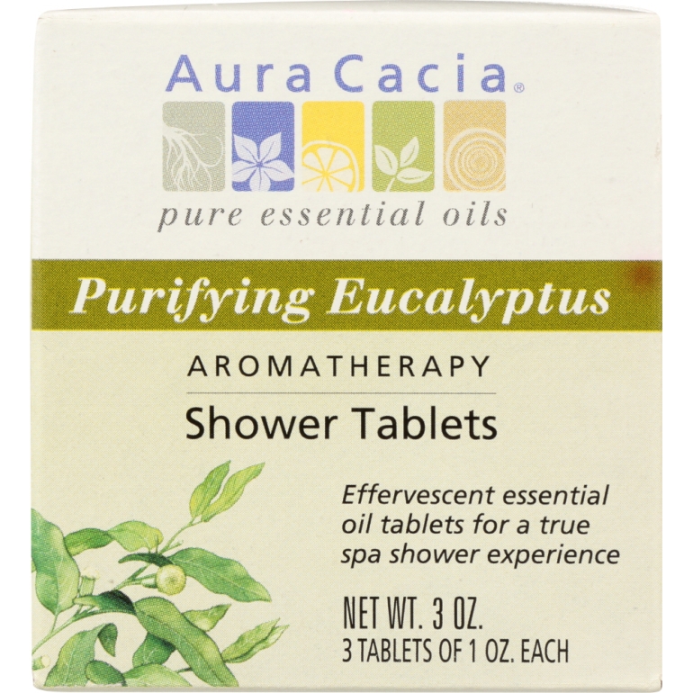 Aromatherapy Shower Tablets Purifying Eucalyptus 3 tablets (1 oz each), 3 oz