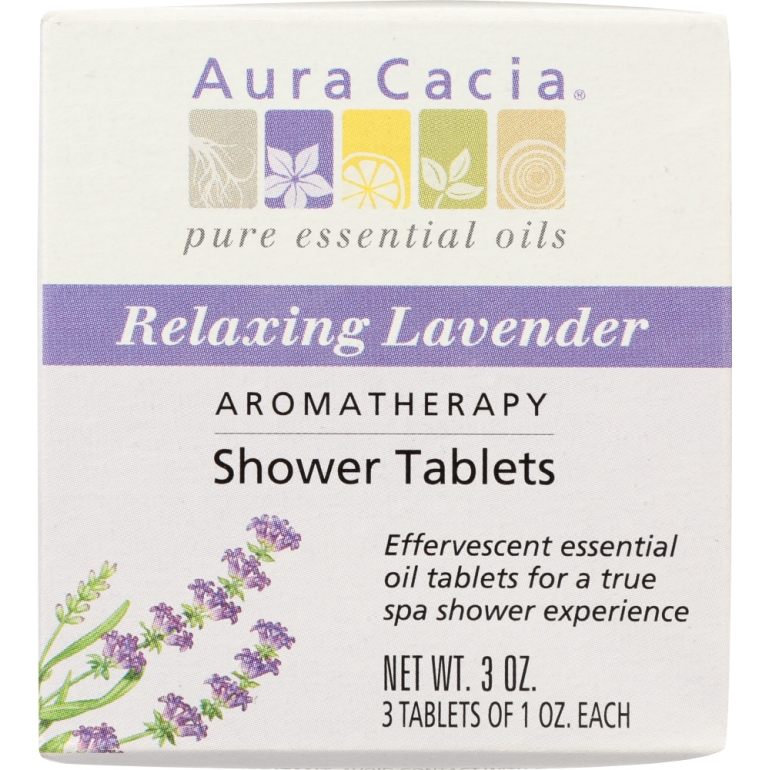 Aromatherapy Shower Tablets Relaxing Lavender 3 tablets (1 oz each), 3 oz