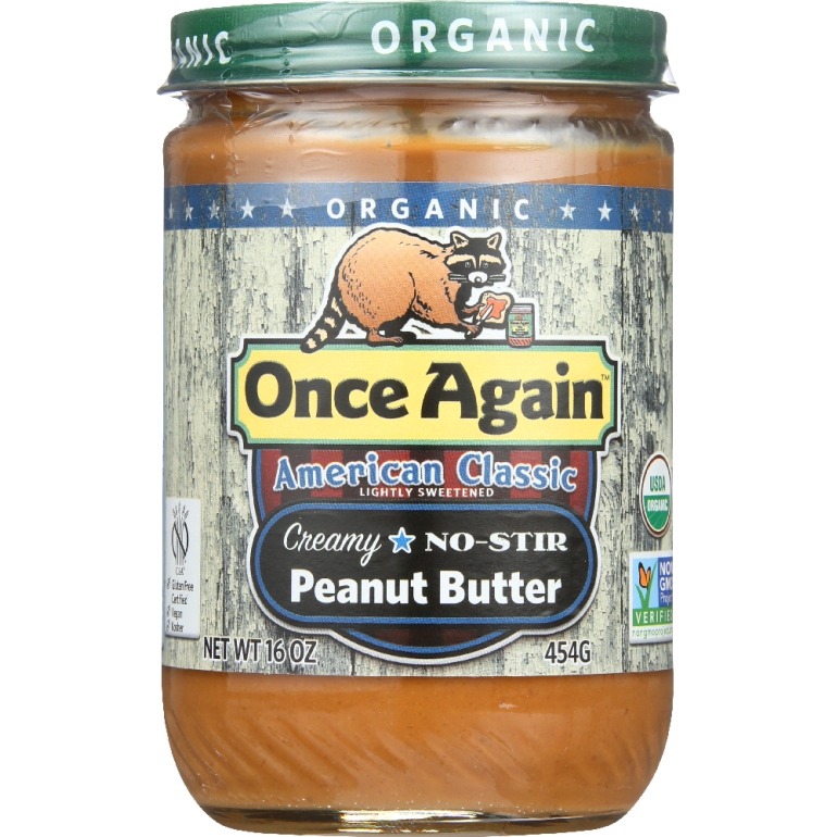Peanut Butter Organic American Classic Creamy, 16 Oz