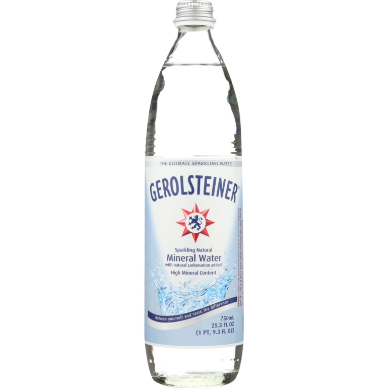 Sparkling Natural Mineral Water, 25.3 Oz